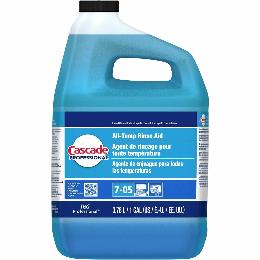 Image of Procter & Gamble Commercial Rinse Aid,f/Warewash,All-Temp,Concentrate,1 Gal,2/CT,BE