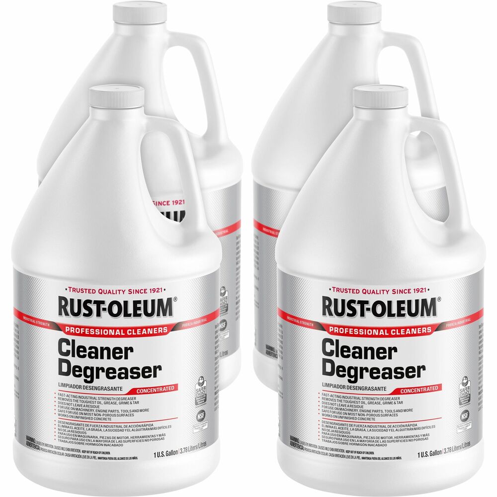 Image of Rust-Oleum Degreaser,f/Nonporous,Concentrated,Bottle,1 Gallon,4/CT,CL