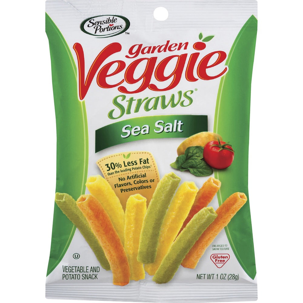 Image of Hain-Celestial Veggie Straws,Sea Salt,Gluten-Free,1 oz,24/CT,MI