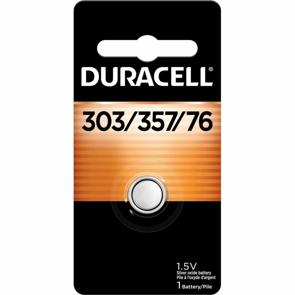 Image of Duracell U.S.A. Watch Battery, Silver Oxide, 1.5V, 6/BX, Silver