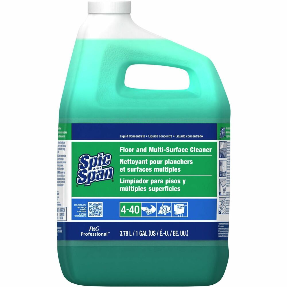 Image of Procter & Gamble Commercial Floor Cleaner, Spic-n-Span, 1 Gallon, 3/CT, GN