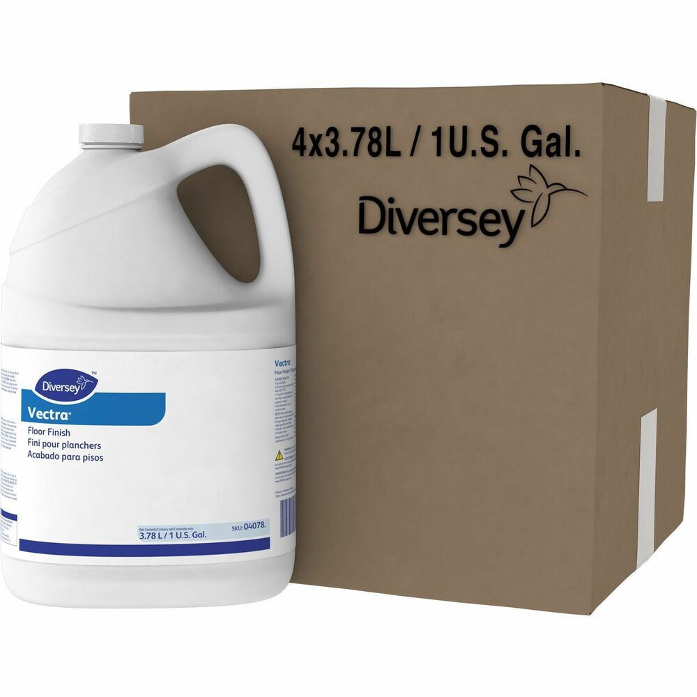 Image of Diversey Care Floor Finish,Vectra,RTU,Ammonia,1 Gal,4/CT,Off-White