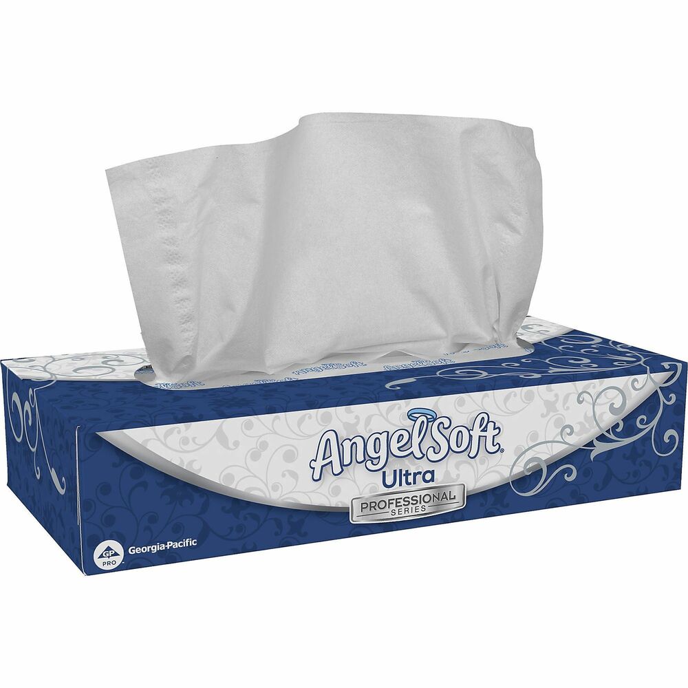Image of Georgia-Pacific Facial Tissue,2-Ply,Flat Box,8-2/5"x7-1/2",126/BX,30BX/CT,WE