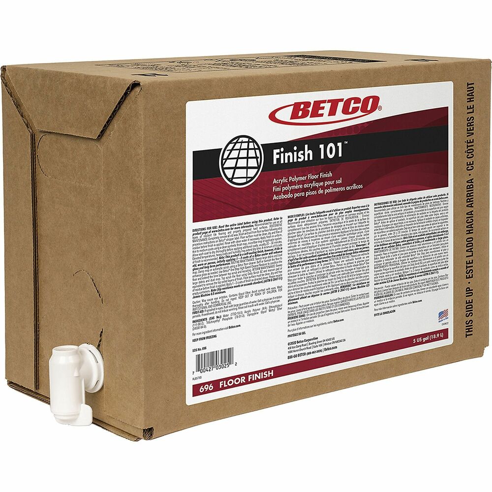 Image of Betco Corporation Floor Finish,Deep Gloss,5 Gal Bag-in-Box,CL