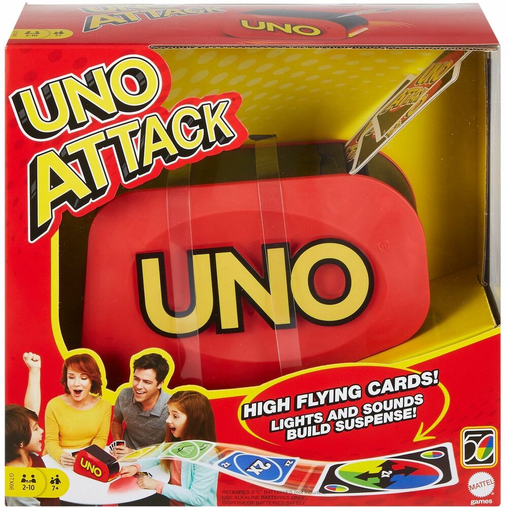 Image of Mattel, Inc. Card Game,UNO Attack,112 Cards,2-10 Players