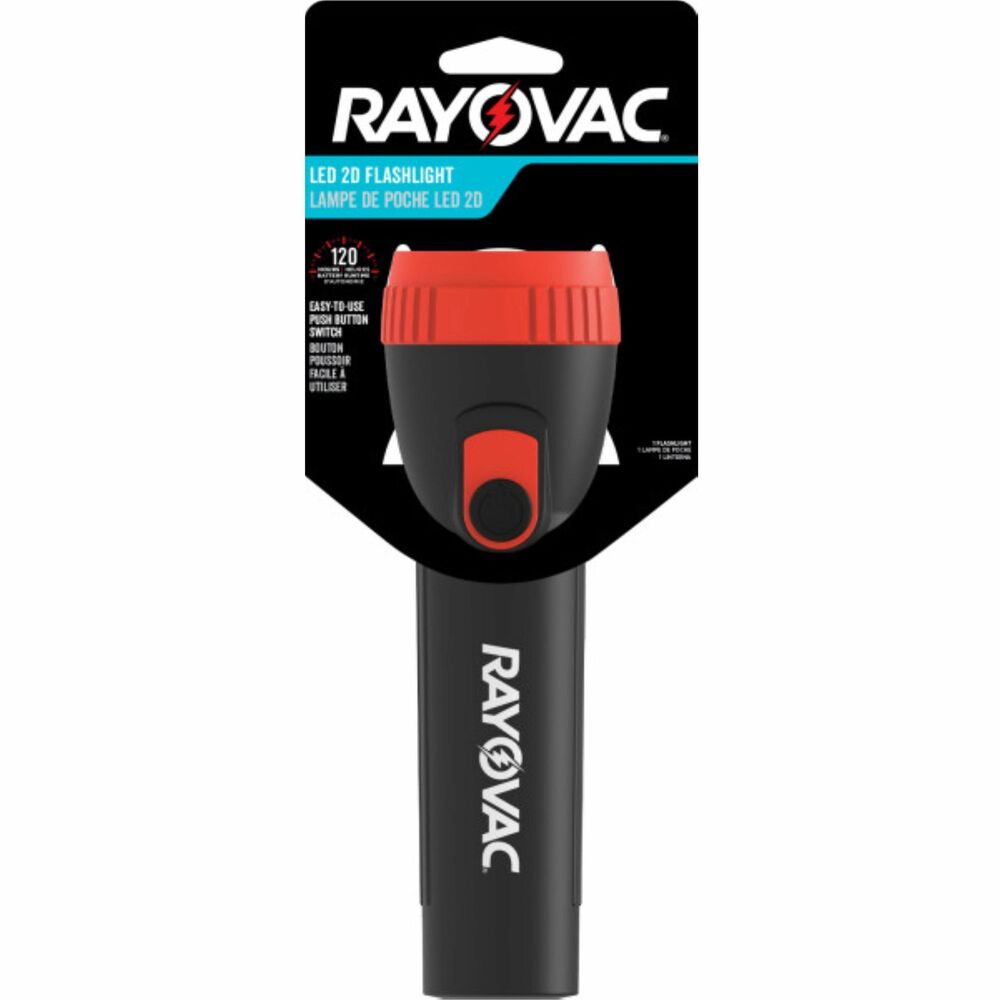Image of Rayovac Corporation Flashlight,LED,Energy Efficient,BK/RD