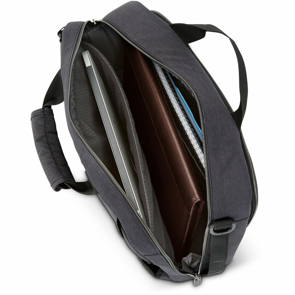 Image of Samsonite Briefcase,Convertible,f/15.6" Laptop,Polyester,CCL Heather