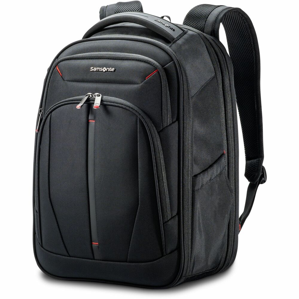 Image of Samsonite Backpack,Expandable,Ballistic Polyester,Mesh Back,BK