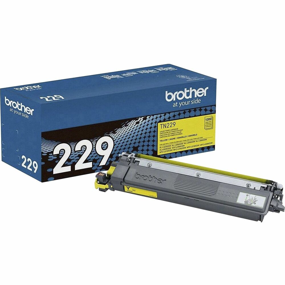 Image of Brother Toner Cartridge, f/HL-L3295CDW,1200 Page Yield, Yellow
