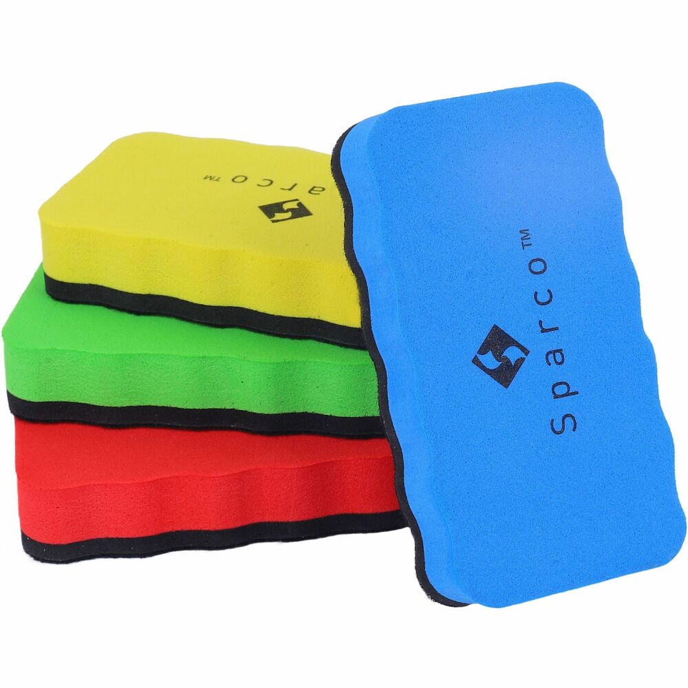 Image of Sparco Board Erasers,EVA Foam,12/BX,AST