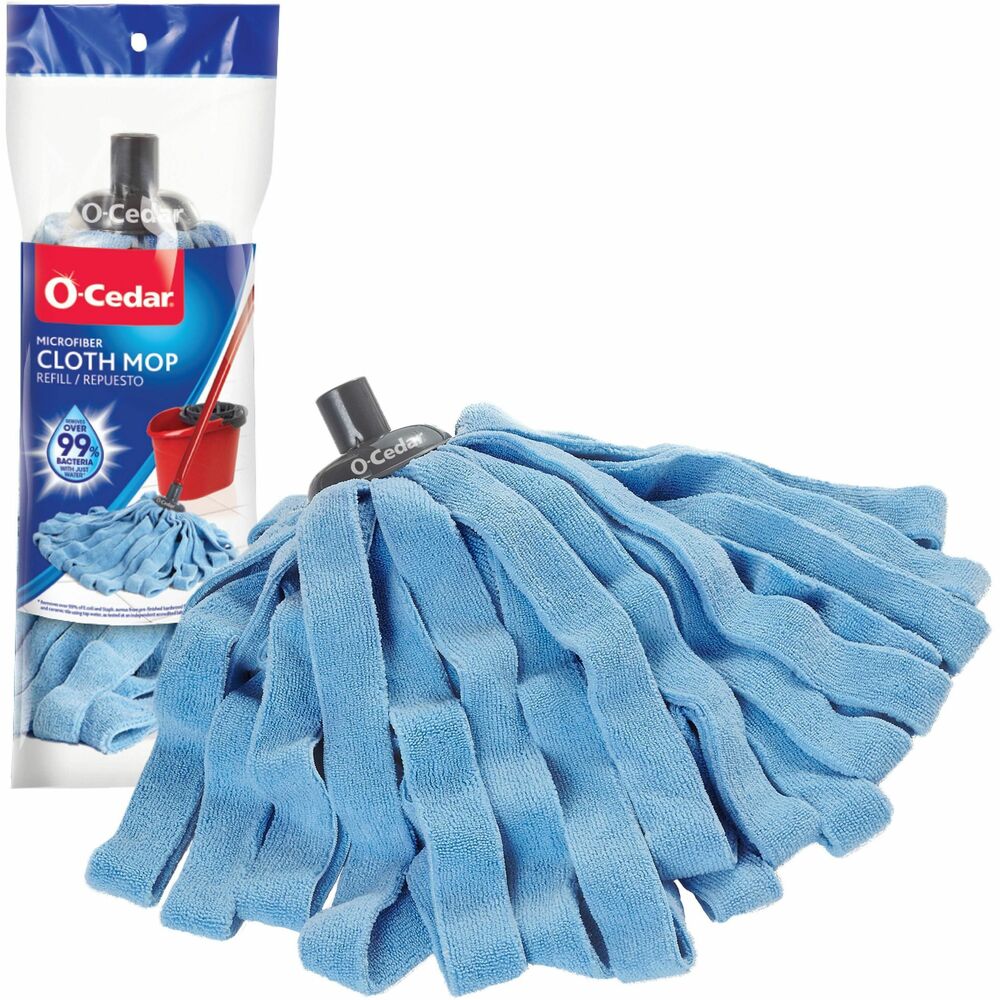 Image of O-Cedar Mop Refill, Microfiber, f/Microfiber Mop, Blue