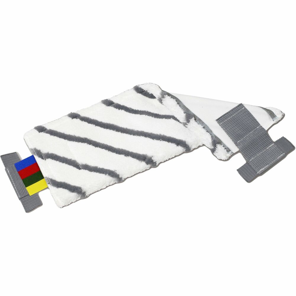 Image of Vileda Professional Mop Pad,w/Abrasive Strips,Microfiber,16"L