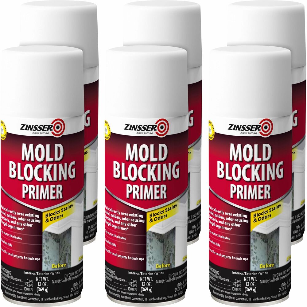 Image of Rust-Oleum Primer,Mold-Killing,Spray,13 oz,6/CT,WE