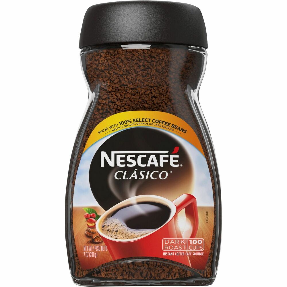 Image of Nestle USA Coffee,Clasico,Dark,Instant,Jar,7 oz,BN