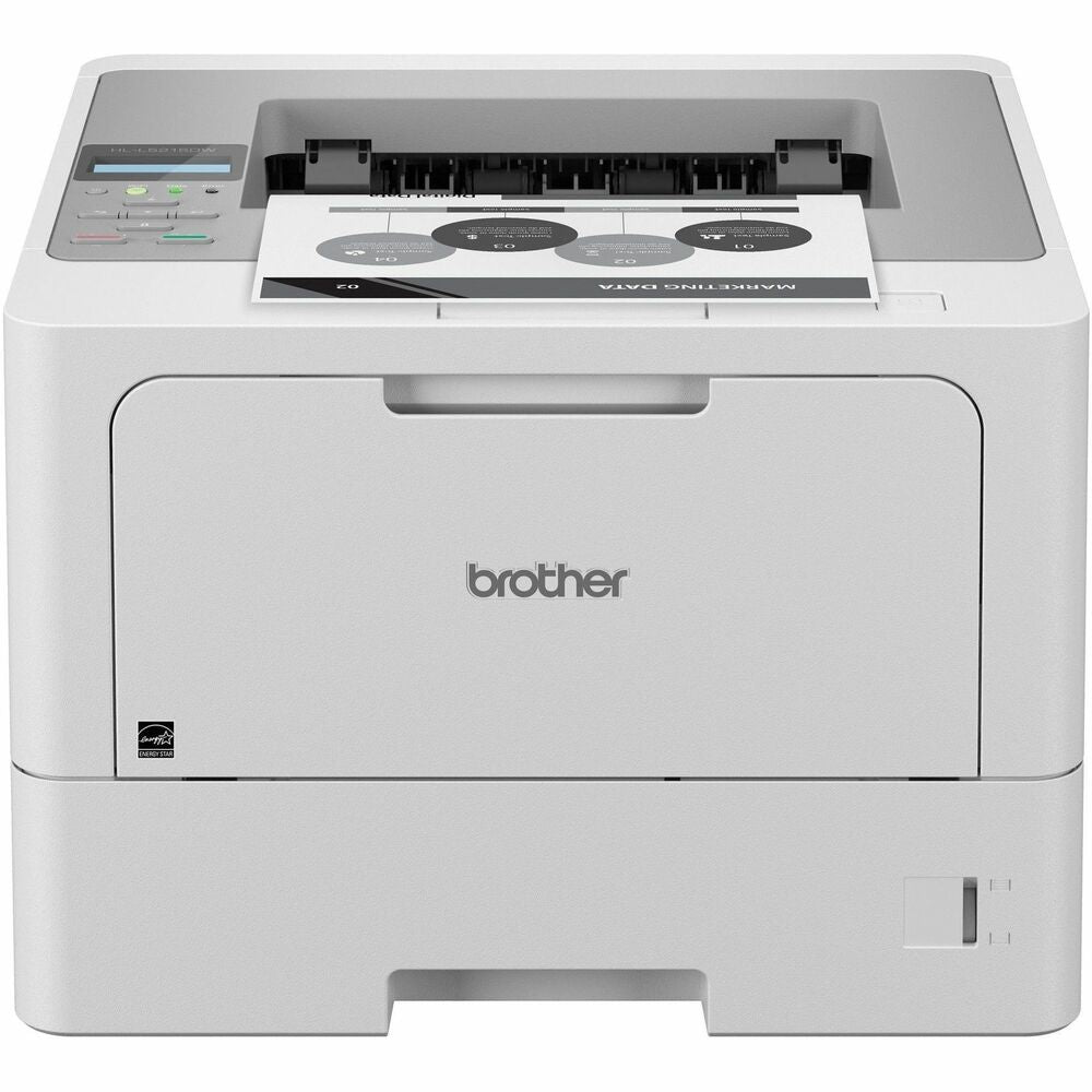 Image of Brother Printer,Laser,Monochrome,Duplex,Wireless,48ppm,WE