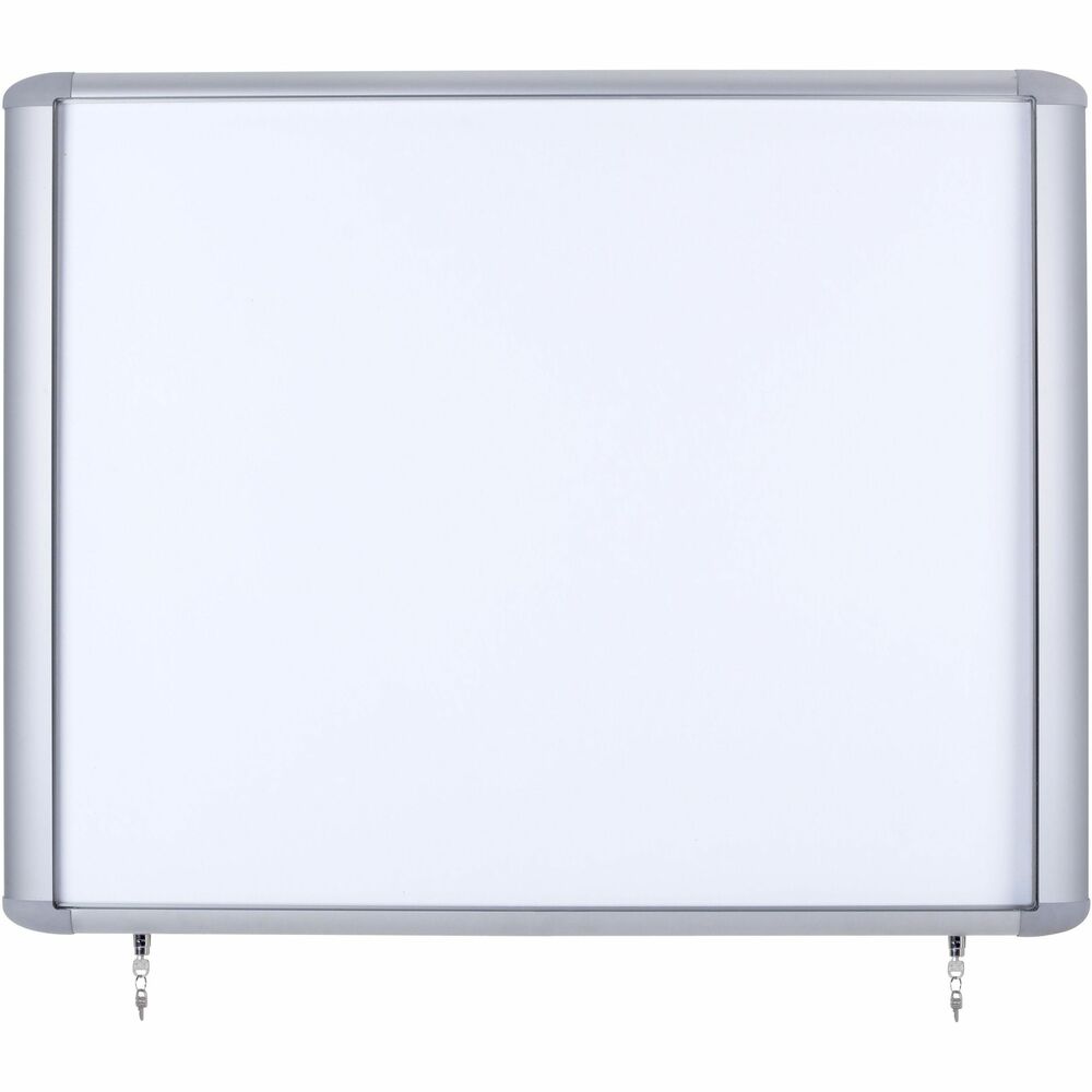 Image of Bi-silque Board,Dry-Erase,Magnetic,Enclosed,26-1/2"x30",WE