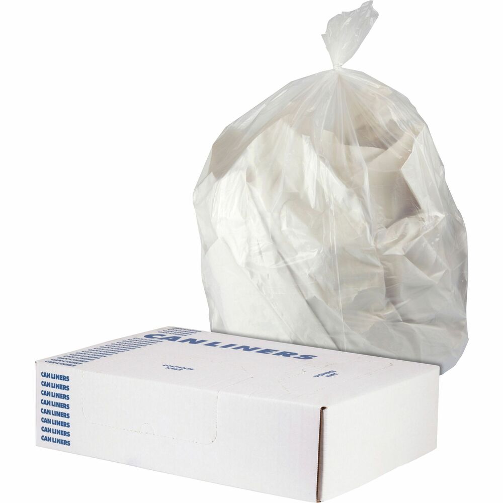 Image of Heritage Bag Company Can Liners,2 mil,40-45 Gallon,40"x46",100/CT,CL