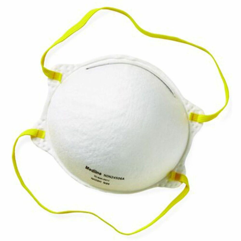 Image of Medline N95 Masks,Cone-Style,Microfilter,20/BX,12BX/CT,WE