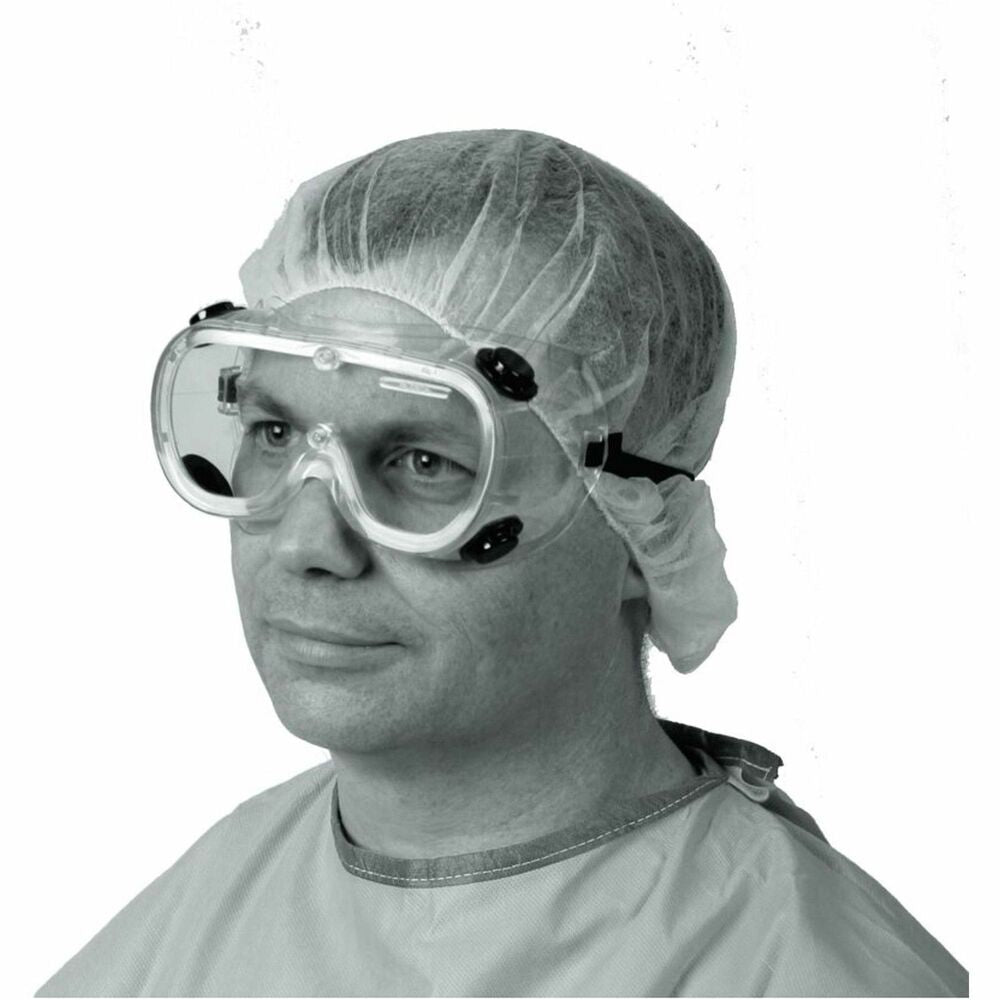 Image of Medline Goggles,Lab,Standard,Vent,Elastic Strap,36/CT,CL