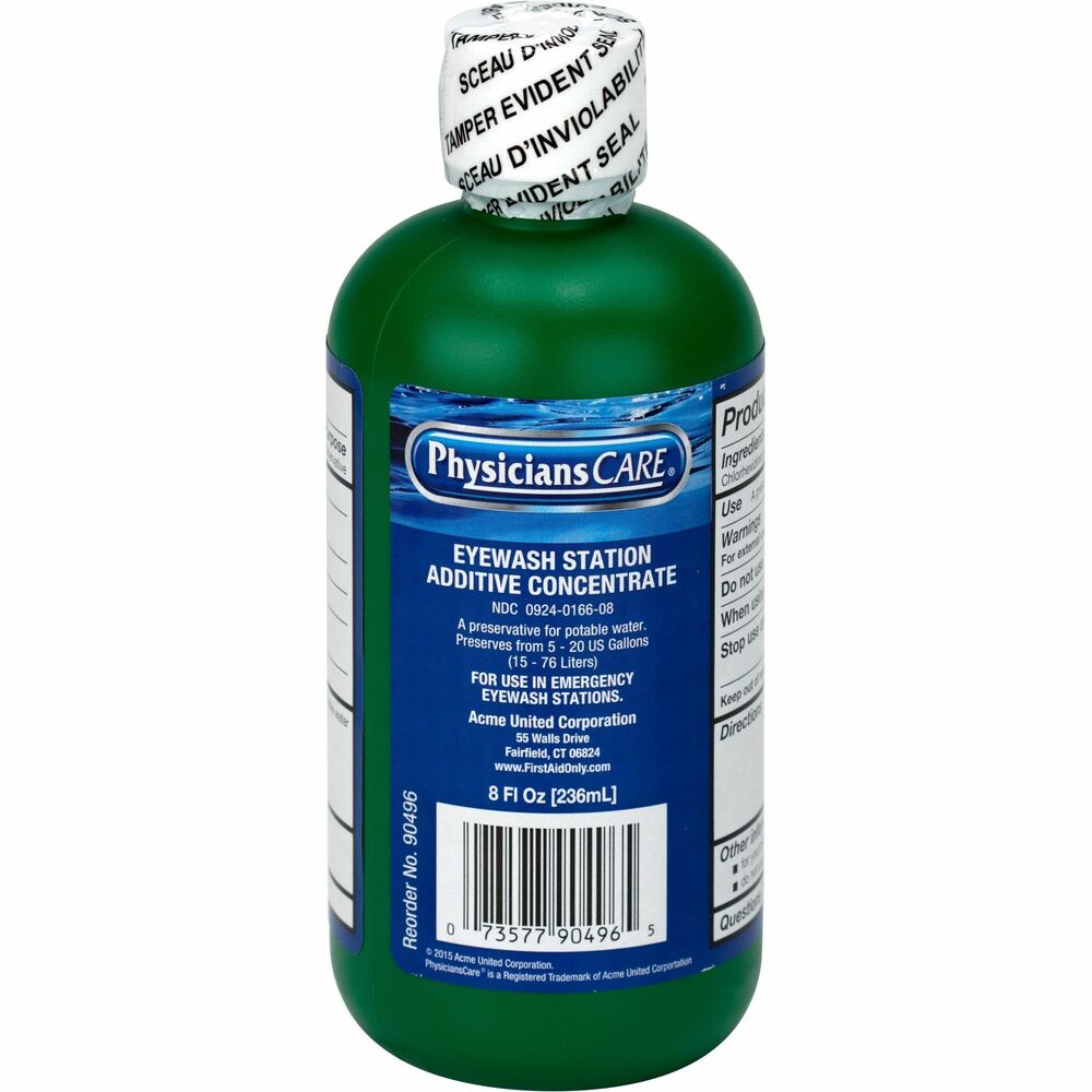 Image of First Aid Only, Inc Eyewash Additive,Concentrate,8 oz,CL