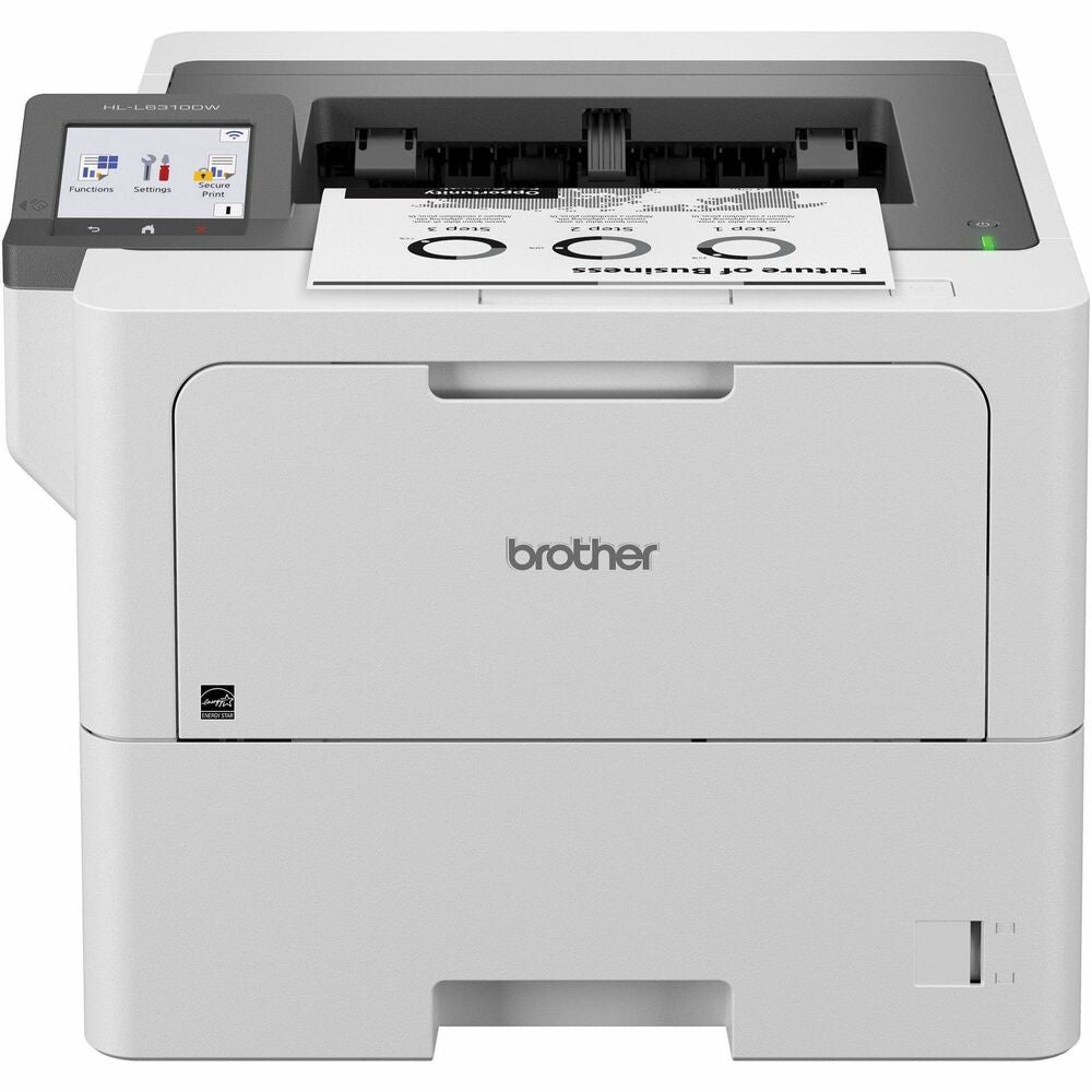 Image of Brother Printer,Laser,Monochrome,Wireless,Touchscreen,52ppm,WE