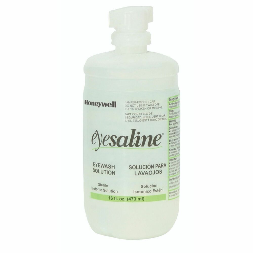 Image of Medline Eyewash,Refill,Saline,16 oz,12/CT,CL