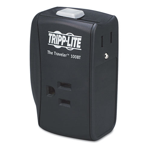 Image of Tripp Lite by Eaton Protect It! Portable Surge Protector, 2 AC Outlets, 1,050 J, Black
