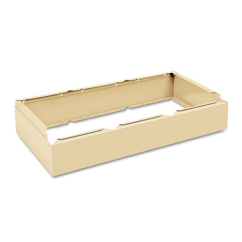 Image of Tennsco Three Wide Closed Locker Base, 36w X 18d X 6h, Sand