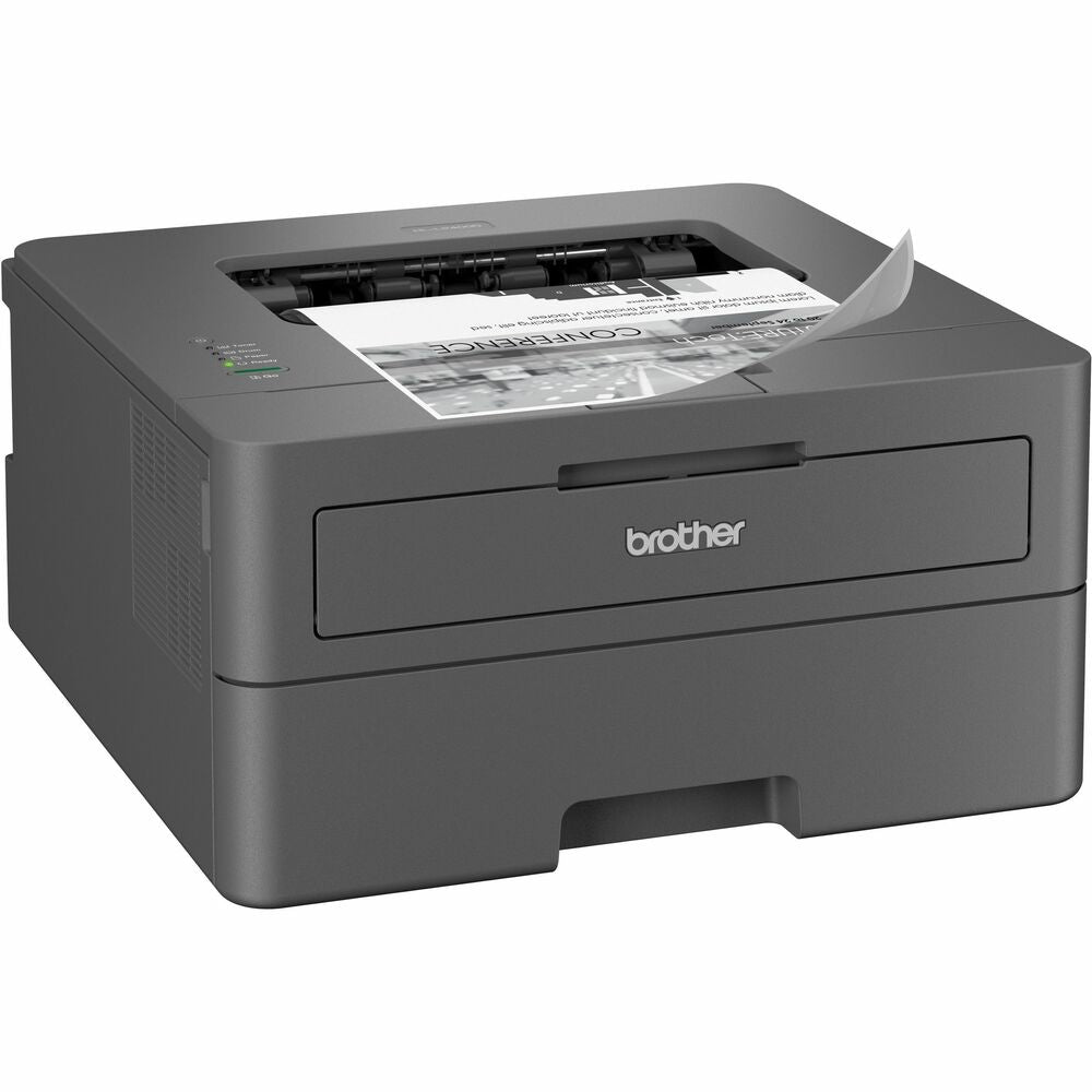 Image of Brother Printer,Monochrome,Wired,14"x14-1/5"x7-1/5",GY