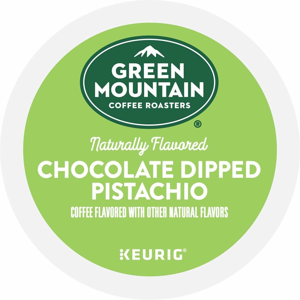 Image of Green Mountain Coffee,Chocolate Dipped Pistachio,Medium,K-Cup,24/BX,BN