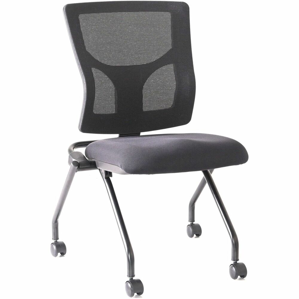 Image of Lorell Chair,Training,Nestable,19-1/2"x19-5/16"x37",2/CT,Black