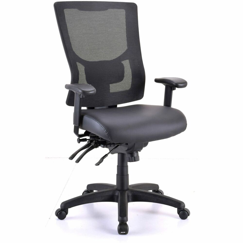 Image of Lorell Chair,Antibacterial Seat,20-1/2"x20-1/2"x40-5/8"-44-1/8",BK