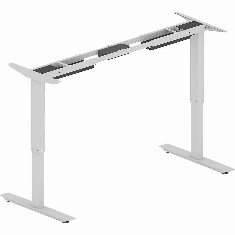 Image of Lorell Sit-to-Stand Base,f/48"-72" Tabletop,2-Tier,26.6"-45.1"H,SR