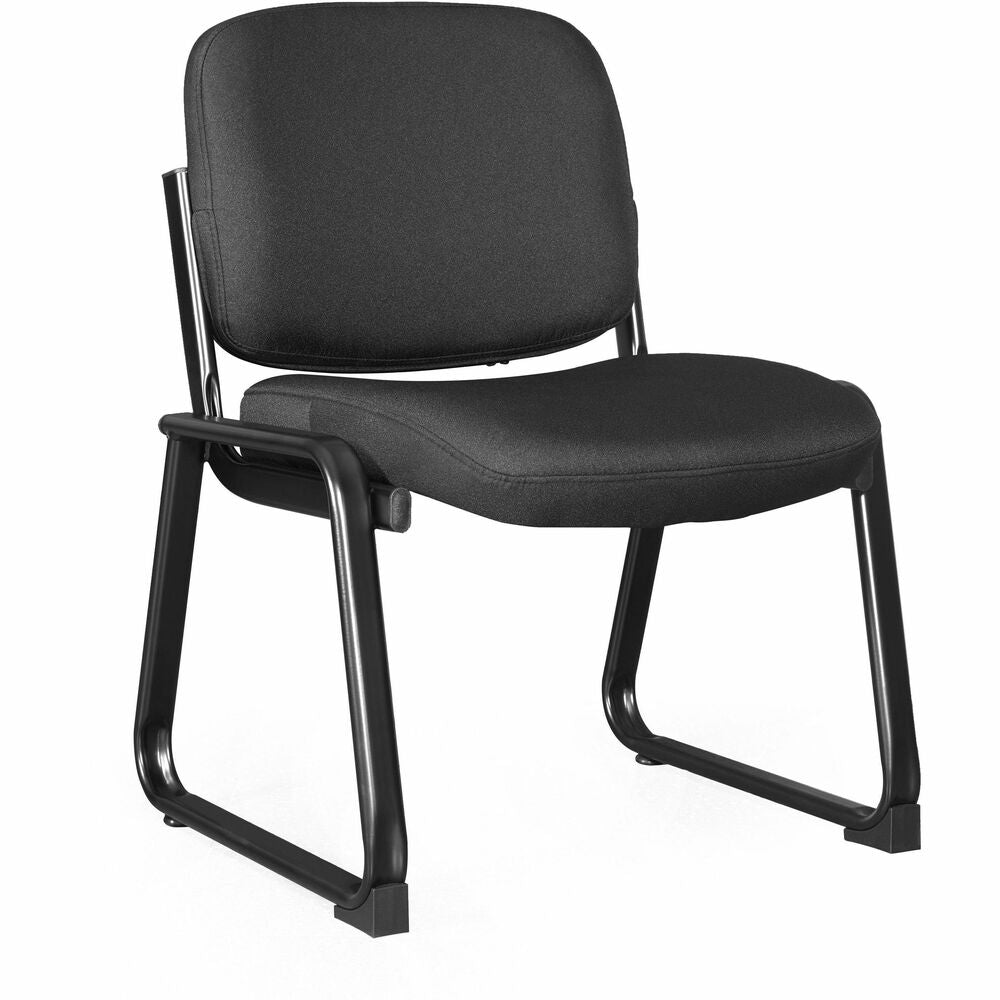 Image of Lorell Guest Chair, Fabric, 24-3/4"x26"x33-1/2", Black