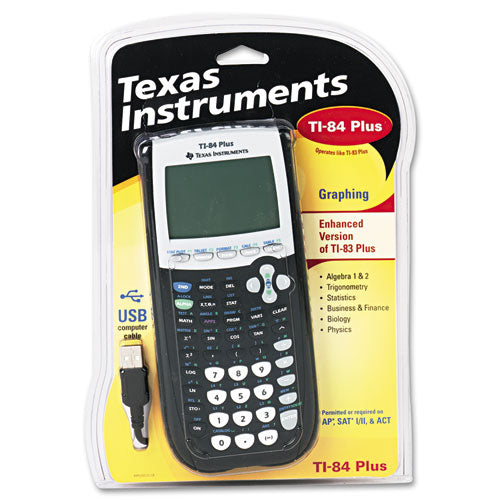 Image of Texas Instruments Ti-84plus Programmable Graphing Calculator, 10-Digit Lcd
