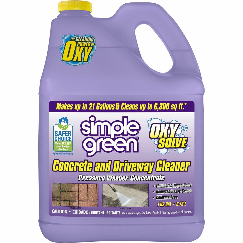 Image of Simple Green Concrete/Driveway Cleaner, 1 Gal, Clear