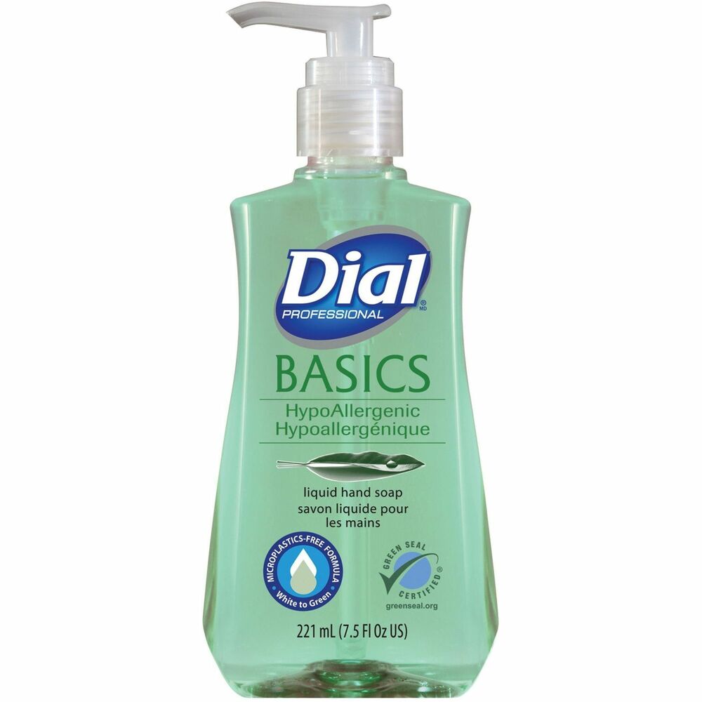 Image of Dial Corporation Soap,Liquid,Basics,Fresh Floral,7.5oz,12/CT,Green