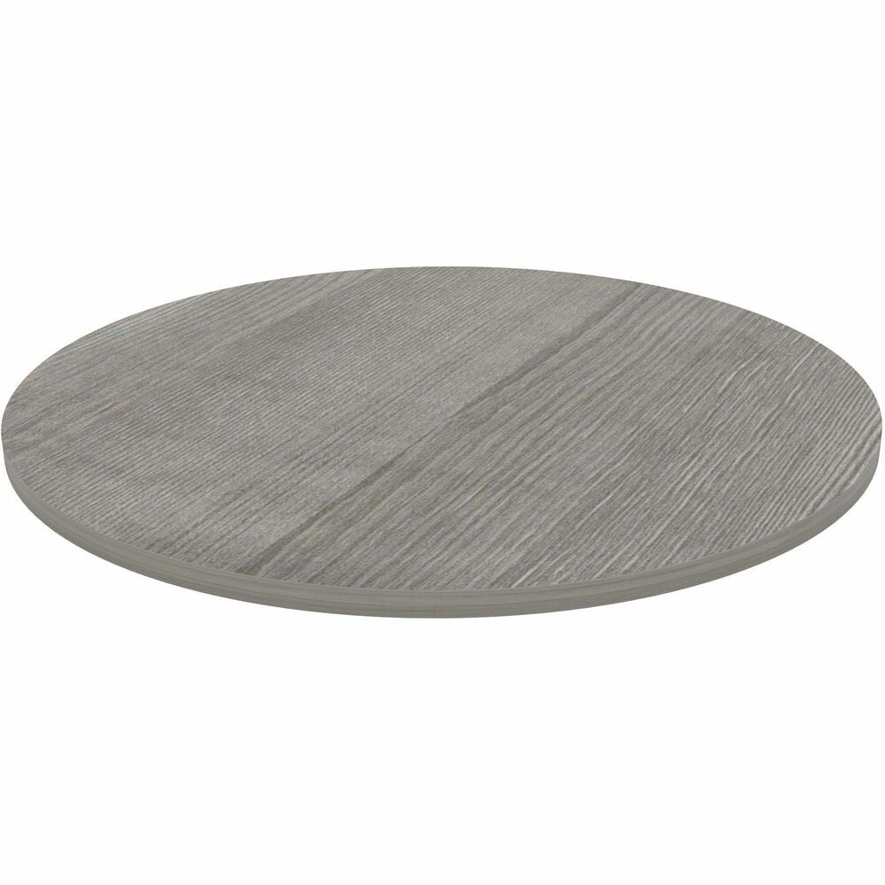 Image of Lorell Tabletop,f/LLR61641 Base,Lam,36"Dia x 1"Thick,Weathered CCL