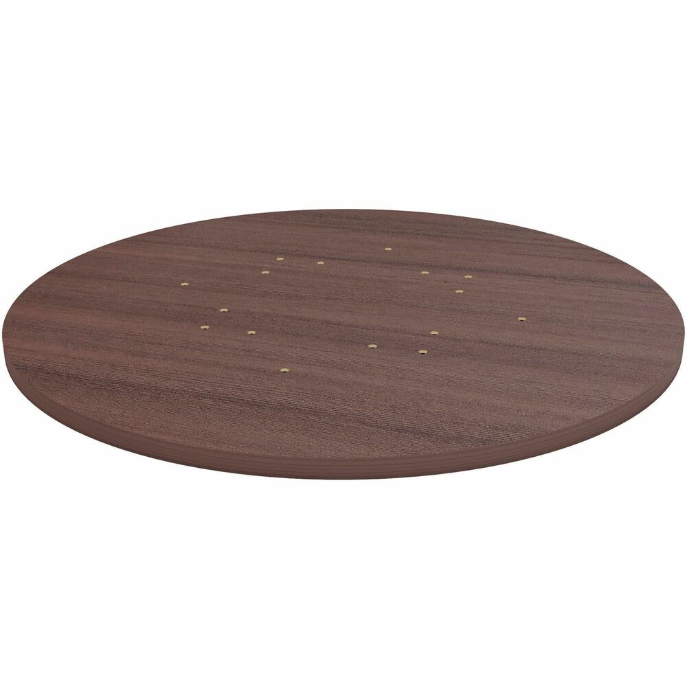 Image of Lorell Tabletop,f/LLR61641 Base,Laminate,36"Dia x 1"Thick,Espresso