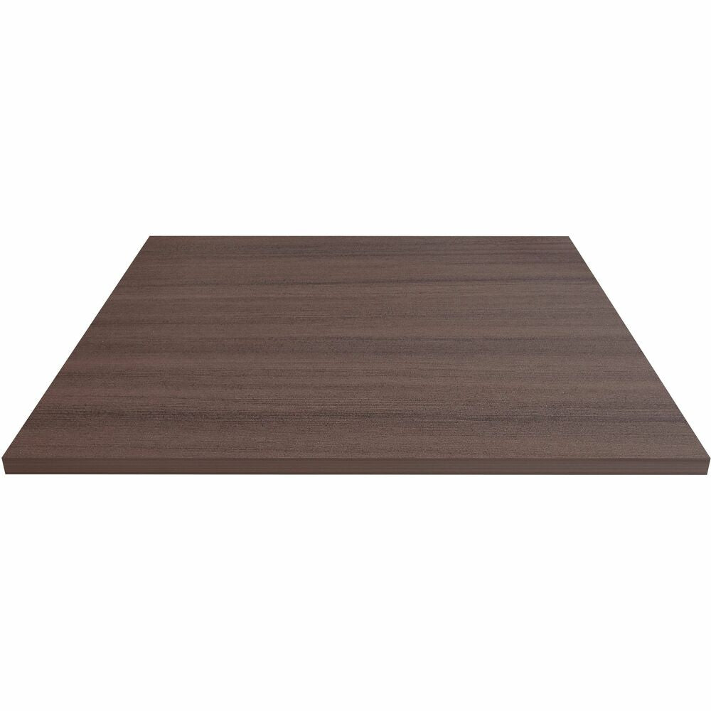 Image of Lorell Tabletop,f/LLR61641 Base,Laminate,36"x36"x1"Thick,Espresso