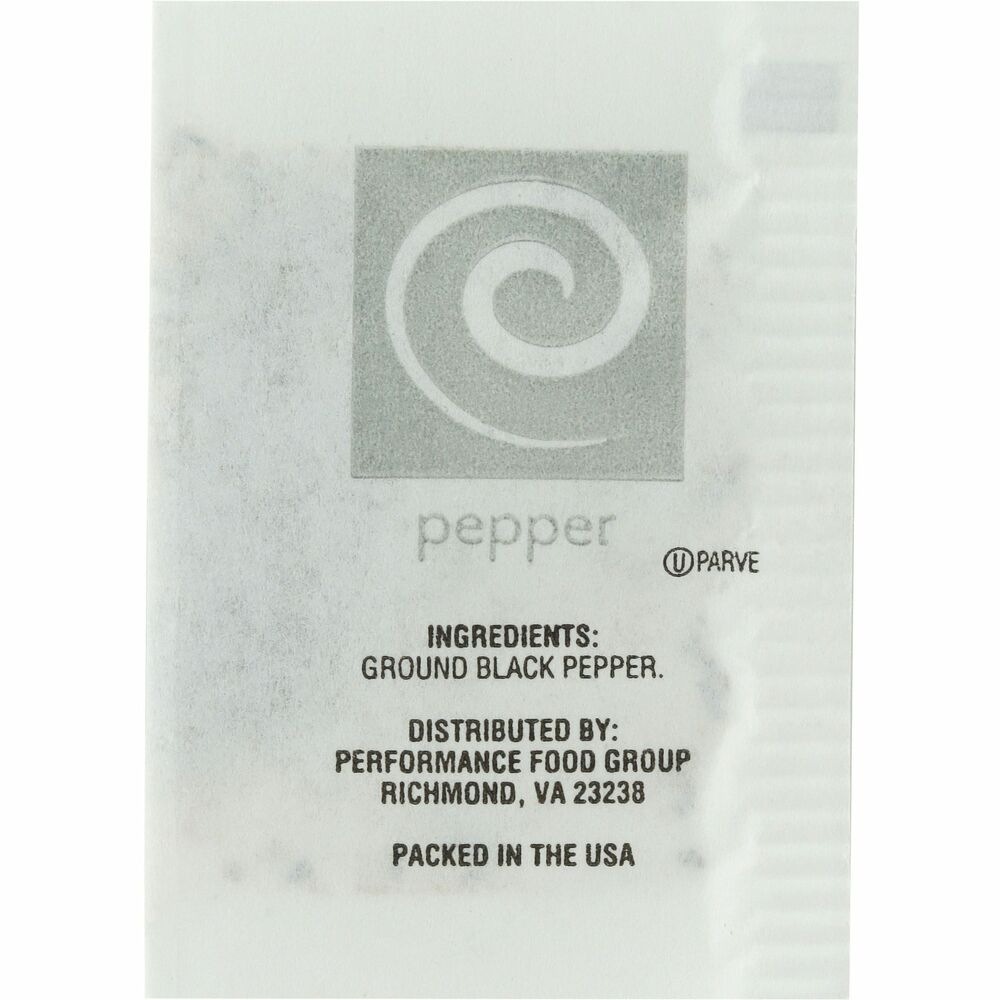 Image of Sugar Foods Corp Pepper,0.1 grams,1000/BG,3BG/CT,WE