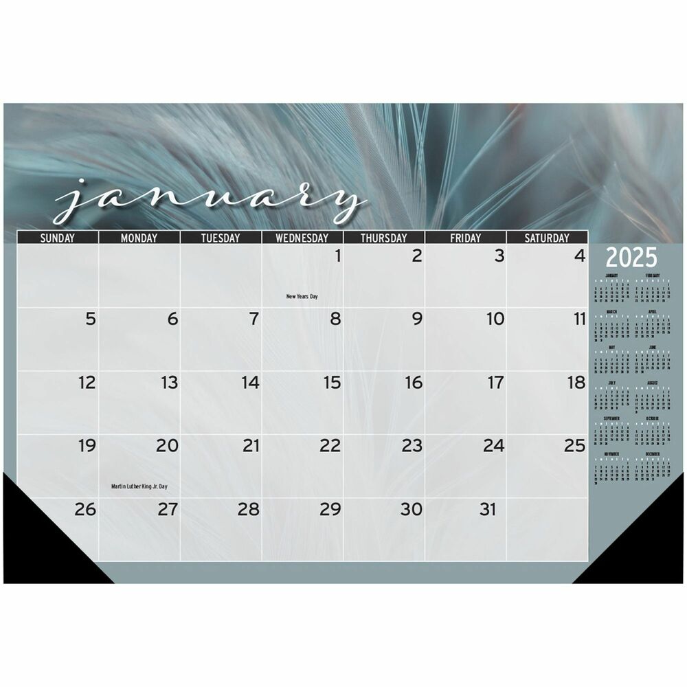 Image of House Of Doolittle Desk Pad,Monthly,12 Month,Jan-Dec,18-1/2"x13"