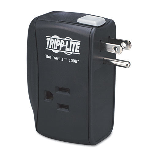 Image of Tripp Lite by Eaton Protect It! Portable Surge Protector, 2 AC Outlets, 1,050 J, Black