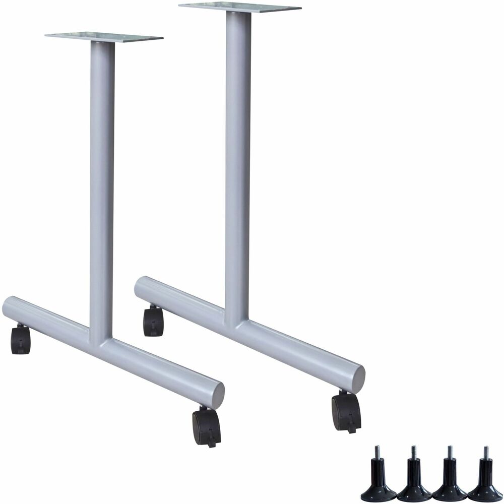 Image of Lorell Base,T-Leg,f/Invent Table,5"x22"x28.5",Silver