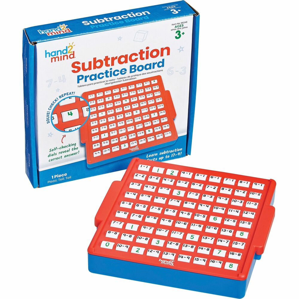Image of Learning Resources Learning Board,Subtraction Practice,K-2nd Grade,MI