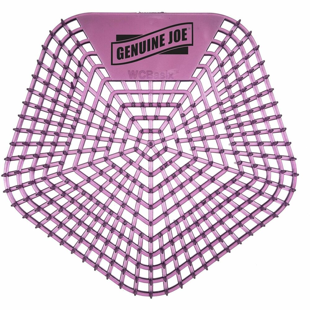 Image of Genuine Joe Urinal Screen,Lavender Breeze,30-Day,10/CT,Purple