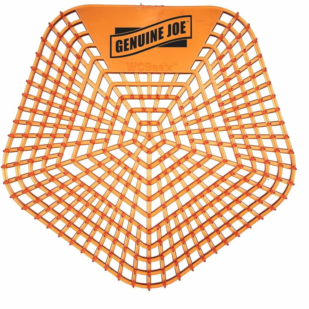 Image of Genuine Joe Urinal Screen,Mango Mist,30-Day,10/CT,Orange