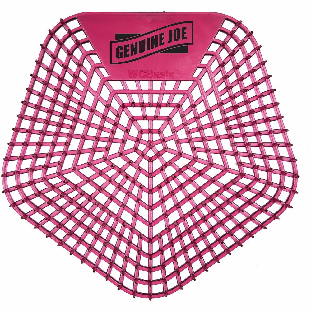Image of Genuine Joe Urinal Screen,Spiced Apple,30-Day,10/CT,Red