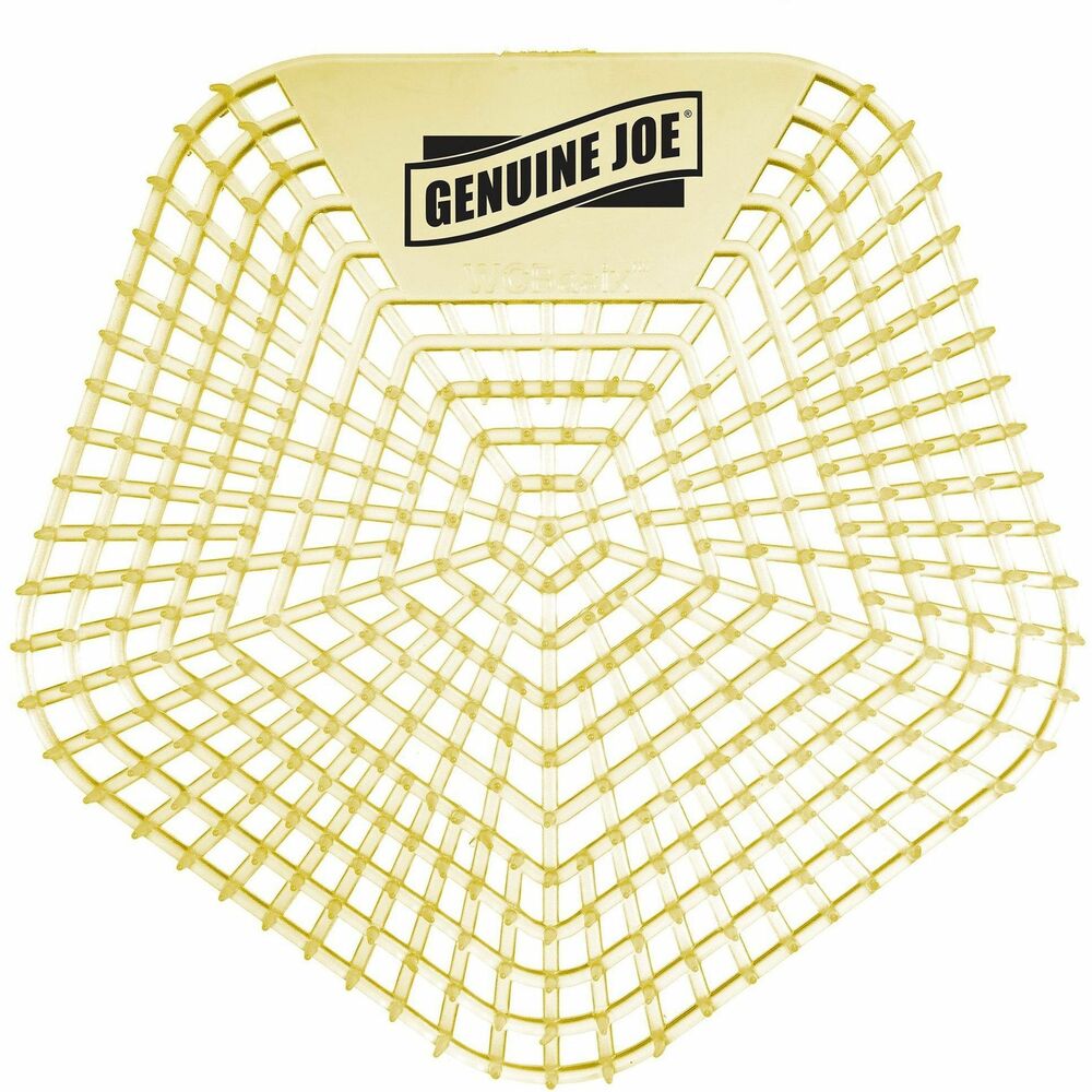 Image of Genuine Joe Urinal Screen,Citrus Splash,30-Day,10/CT,Yellow