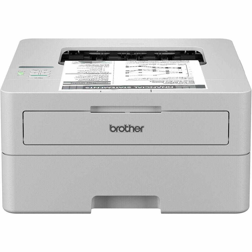 Image of Brother Printer,Wireless,Monochrome,36ppm,14"x14-1/5"x7-1/5",GY